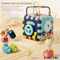 Cubo de Actividades Didactico Montessori Con Sonido y Luces - imagen 9