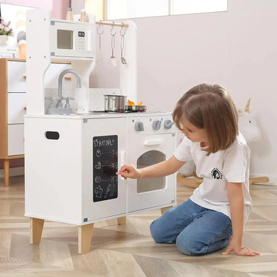 Cocina De Madera Polar B Con Accesorios Luces Y Sonidos