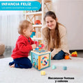 Cubo de Madera Actividades 5 en 1 para Bebés - imagen 6