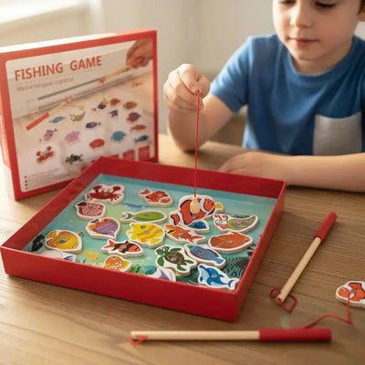 Juego De Pesca Imantada con 20 Piezas Familiar