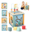 Cubo de Madera Actividades 5 en 1 para Bebés - imagen 5