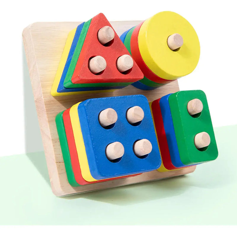Encastre Para Bebés, Figuras y Colores Didácticos