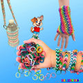 Set de 1500 Gomitas Para Armar Pulseras De Colores - imagen 6