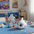 Figuras para pintar: Fish, Shark and Dino - Coloreable + Temperas + Pincel - imagen 8