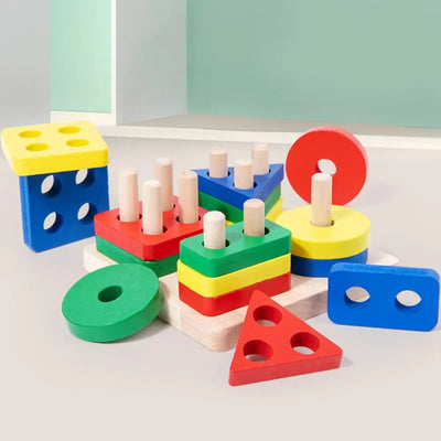 Encastre Para Bebés, Figuras y Colores Didácticos