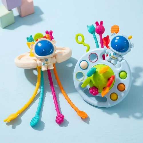 Mordillo Multisensorial Astronauta - Desarrollo para tu Bebé
