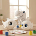 Figuras para pintar: Fish, Shark and Dino - Coloreable + Temperas + Pincel - imagen 6