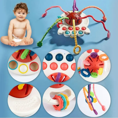 Sonajero Multisensorial Montessori para Bebés