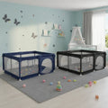 Corral de Juego para Bebé Rectangular | Área Segura Infantil con Malla Protectora - imagen 1