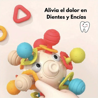 Mordillo Sonajero Pez Globo Montessori Didactico