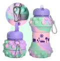 Botella De Agua Plegable Llavero Deportiva - imagen 4